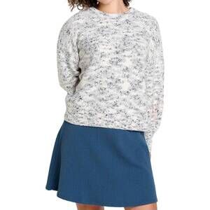 NEW TOAD&CO twigtree button back sweater top in natural